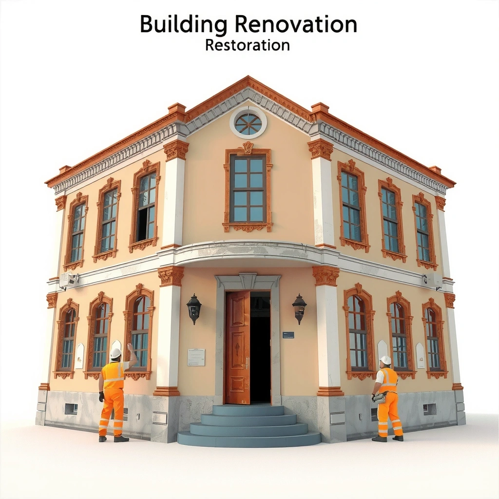 Building renovation and restoration project