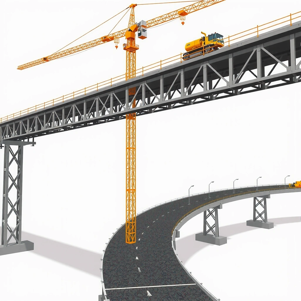 Infrastructure construction including roads and bridges